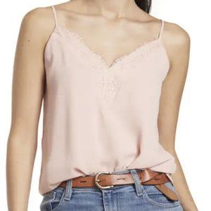 Women's Melrose and Market Cami Sleeveless Blouse Top Pink Smoke XS NWT